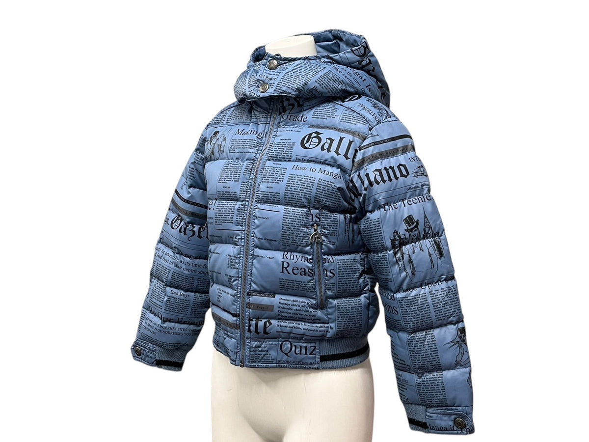 John Galliano ジョンガリアーノ　ダウン　ベスト　ファー　y2k John Galliano ジョンガリアーノ ダウン ベスト ファー y2k