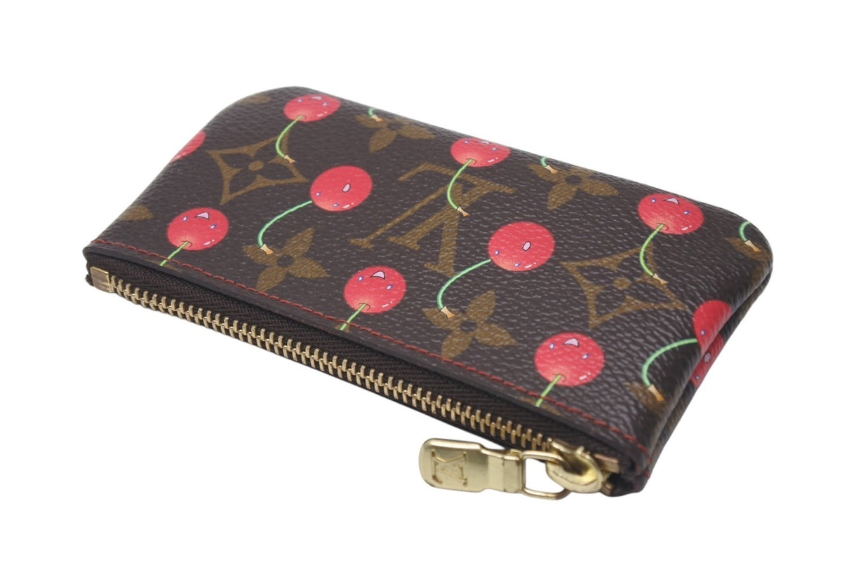ルイヴィトン モノグラム チェリー ポシェットクレ 村上隆 限定 M95042 極美品 LOUIS VUITTON ルイヴィトン モノグラム チェリー ポシェット