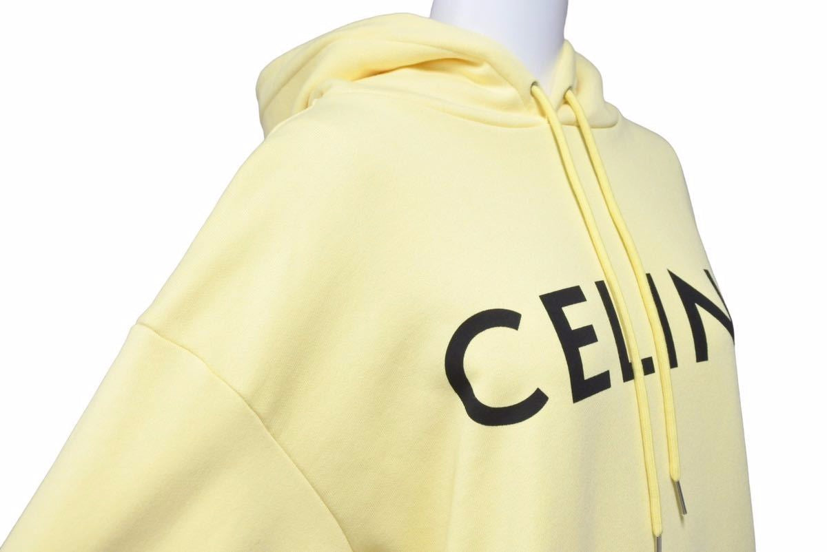 CELINE セリーヌ ルーズスウェットパーカー 21SS クラシックロゴ エディスリマン 2Y321052H コットン イエロー XS 中古  48836 – Casanova Vintage