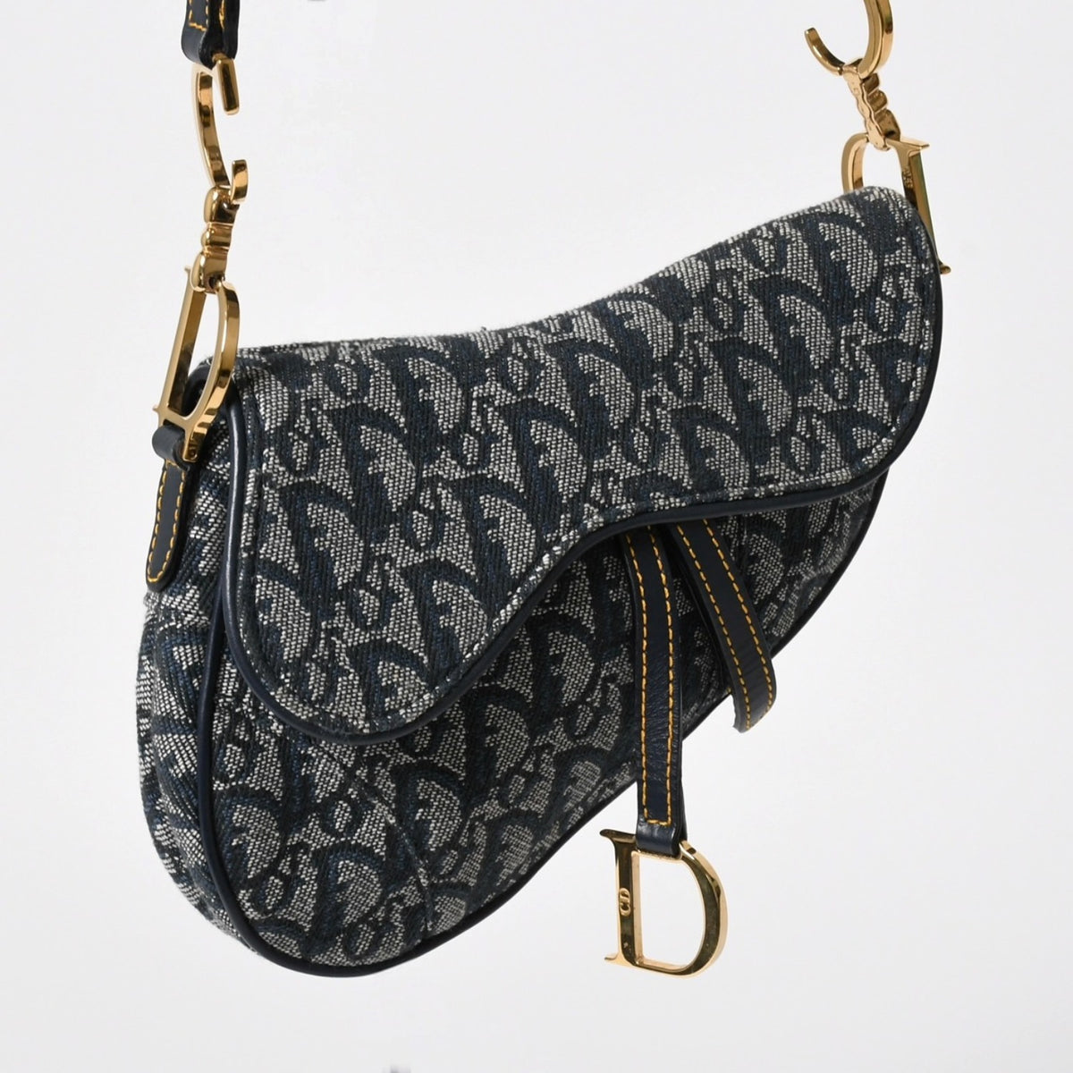 極美品 Christian Dior クリスチャンディオール ミニ サドルバッグ