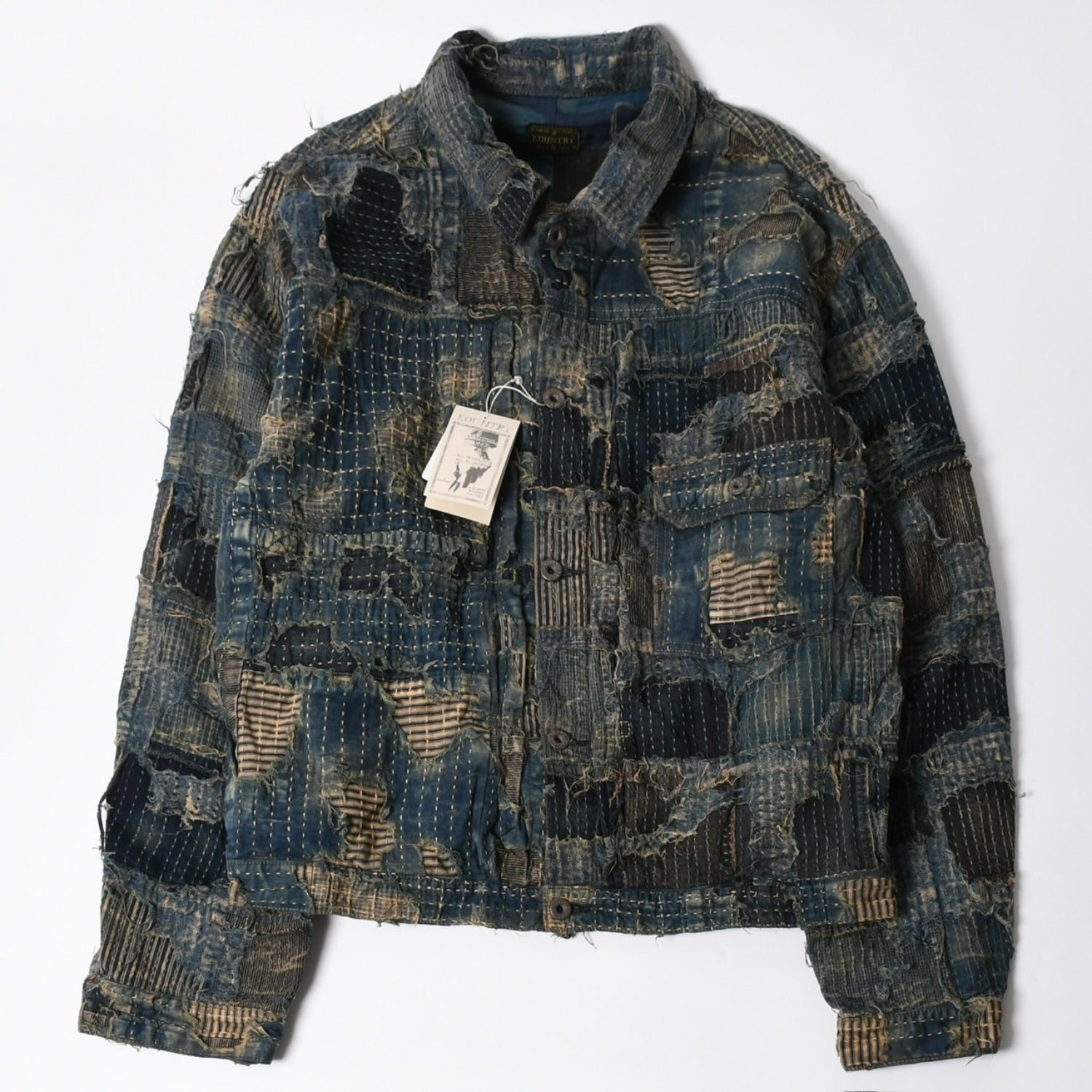 新品同様 KAPITAL キャピタル BORO SPRING 1ST ボロ スプリング