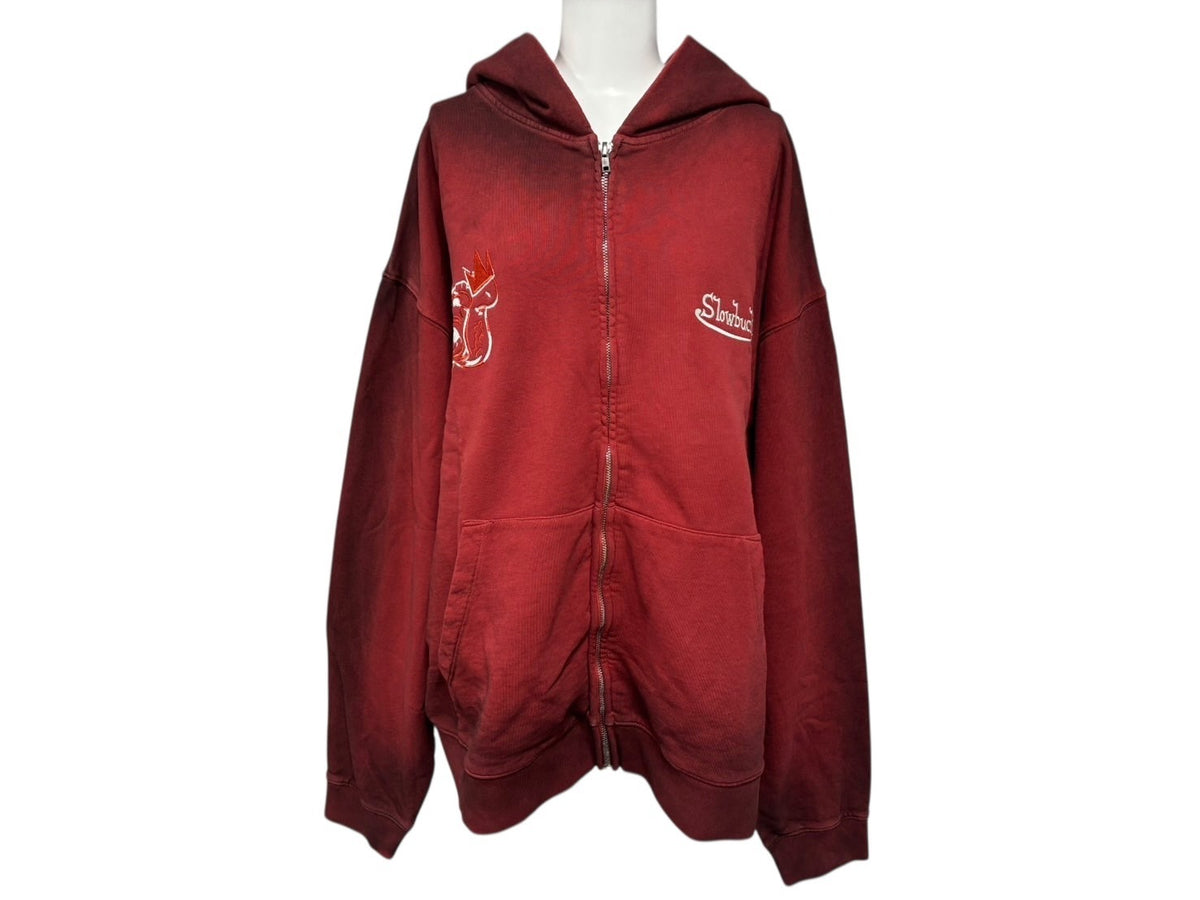新品未使用 SLOWBUCKS スローバックス ジップアップフーディー