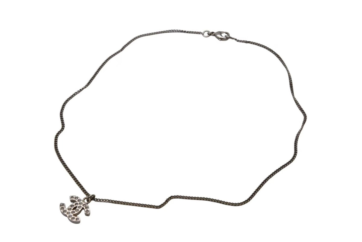 CHANEL シャネル ネックレス ココ スクエア ラインストーン 楽天市場】シャネル CHANEL スクエア ラインストーン ロゴ ネックレス