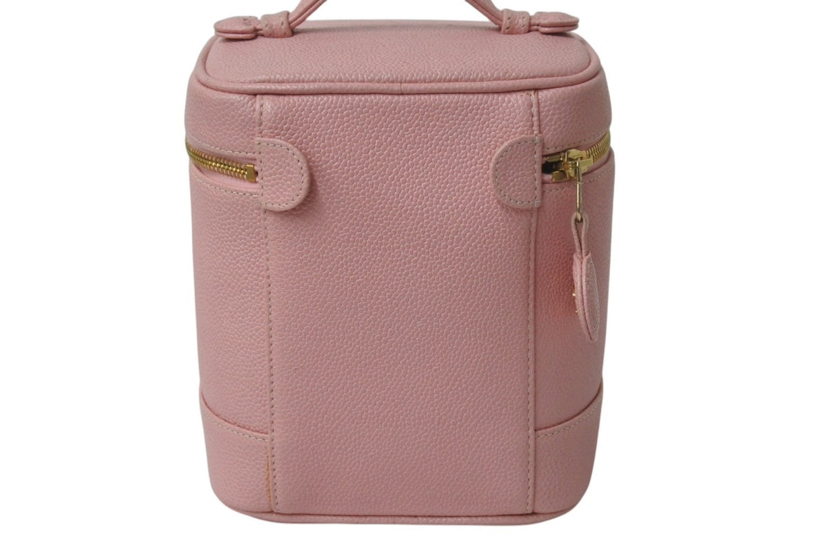 【美品】CHANEL シャネル ココマーク キャビアスキン バニティバッグ CHANEL シャネル ココマーク バニティバッグ ハンドバッグ 9番台 縦型