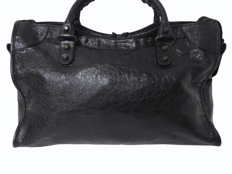 BALENCIAGA バレンシアガ ハンドバッグ ブラック ザ・シティ 115748