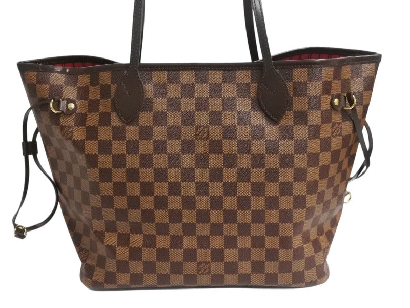 極美品 LOUIS VUITTON ルイヴィトン ダミエ ネヴァーフルMM トート
