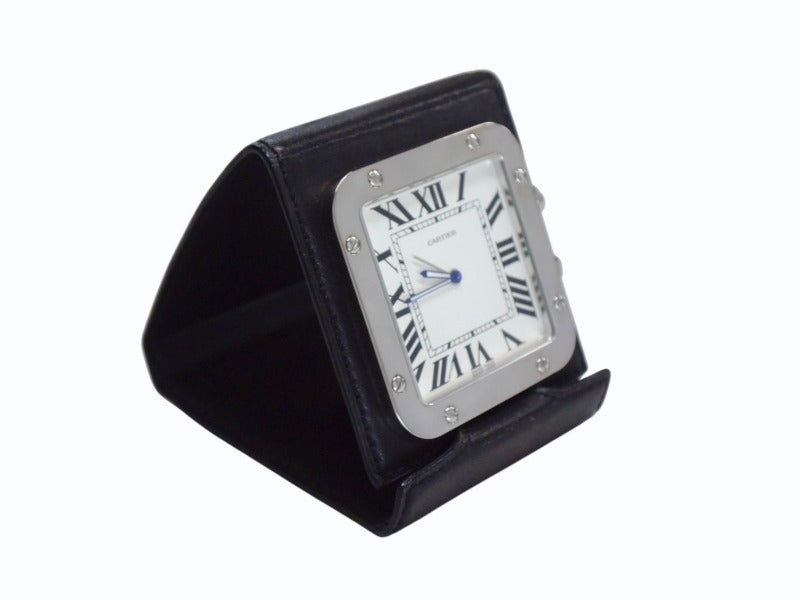 カルティエ　トラベルクロック　CARTIER 楽天市場】カルティエ 置時計 トラベルクロック ホワイト・白 アラーム