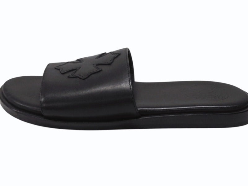 CHROME HEARTS クロムハーツ CH SLIDE CHスライド レザーサンダル