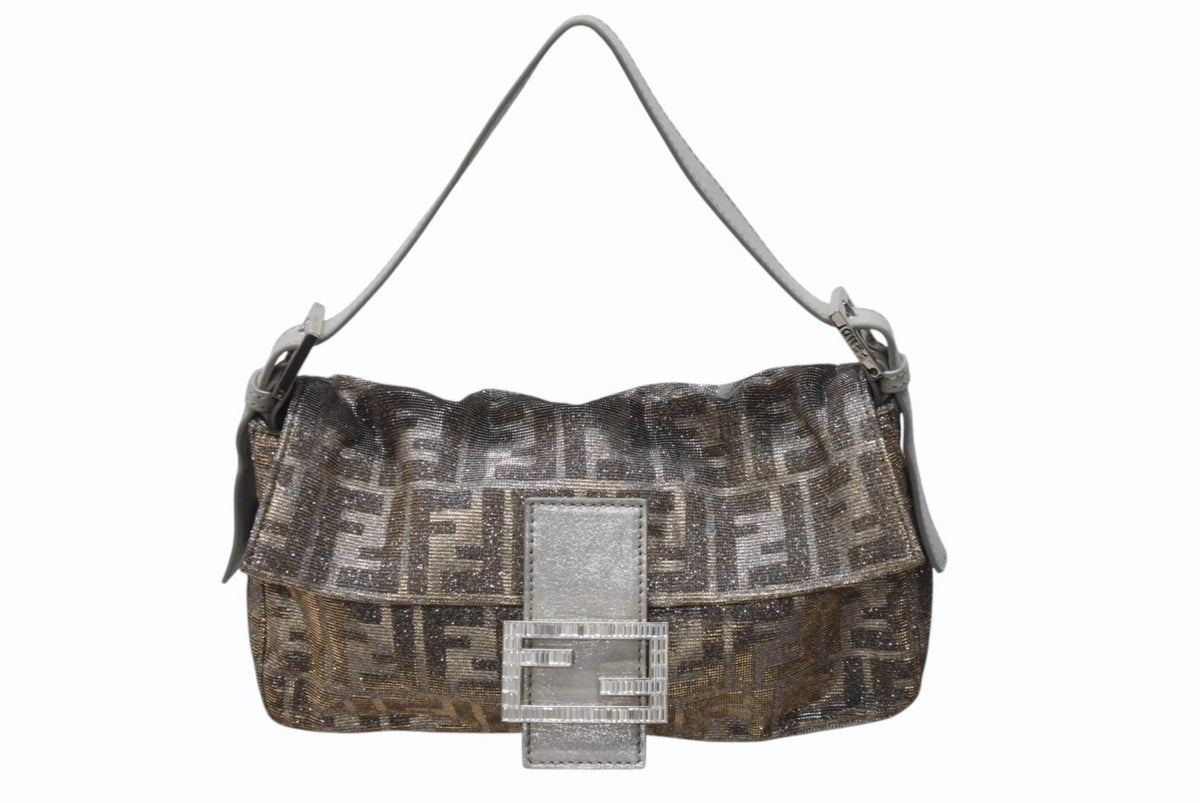 極美品 FENDI フェンディ マンマバケット ワンショルダーバッグ 8BR600