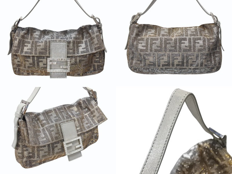 極美品 FENDI フェンディ マンマバケット ワンショルダーバッグ 8BR600