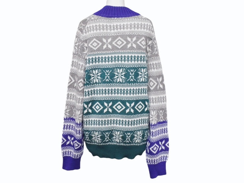 極美品 Sacai サカイ ニットセーター 18-01581M サイズ2 リネン