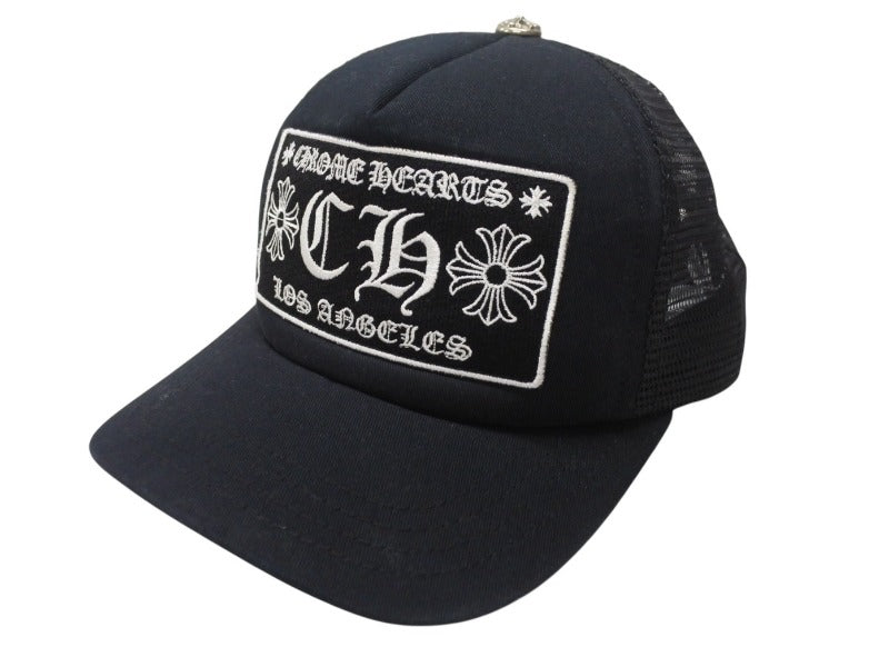 極美品 CHROME HEARTS クロムハーツトラッカーキャップ ロサンゼルス