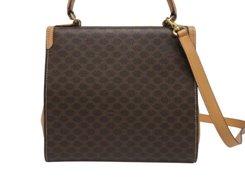 CELINE セリーヌ ハンドバッグ ショルダーバッグ 2WAY M 14 マカダム柄