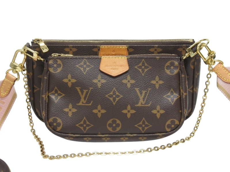 極美品 LOUIS VUITTON ルイヴィトン ミュルティ ポシェット アクセ