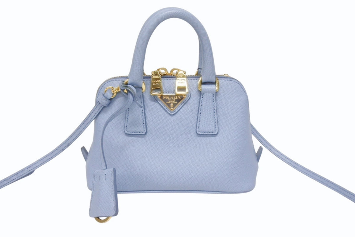 極美品 PRADA プラダ 2WAY ミニハンドバッグ ショルダーバッグ BL0851