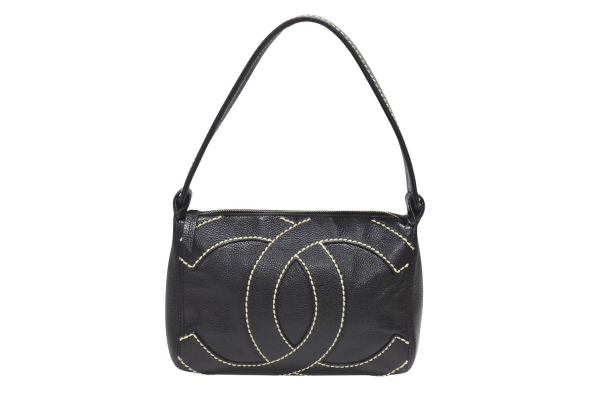 ☆難アリ☆シャネル☆97Cロゴマークワンピース☆ヴィンテージ☆ 渋谷並木橋店】CHANEL シャネル ワンピース ニット ミニ ワン