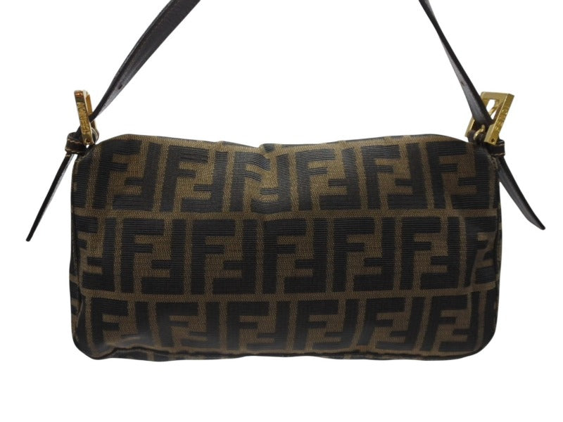 【美品/希少】FENDI マンマバケット ズッカ柄 PVC ゴールド金具 レア FENDI フェンディ マンマバケット ワンショルダーバッグ 26424 ズッカ