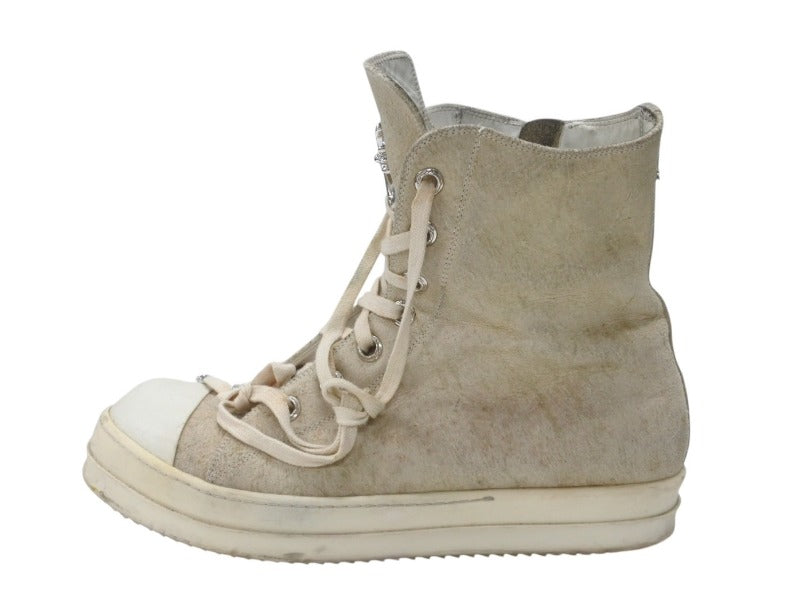 クロムハーツ リックオウエンス ラモーンズ ダストスエード スニーカー