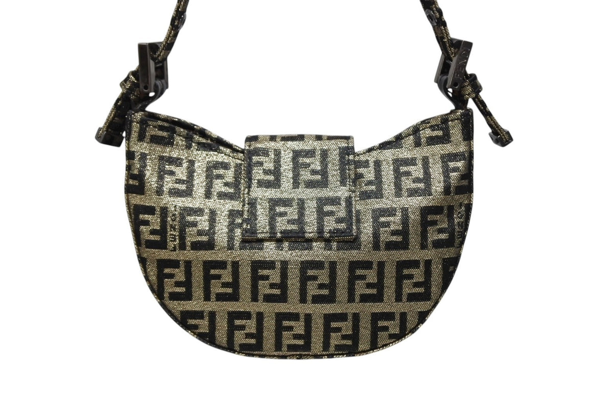 FENDI ミニクロワッサン 極美品 FENDI フェンディ ミニクロワッサン ハンドバッグ 108BK00301