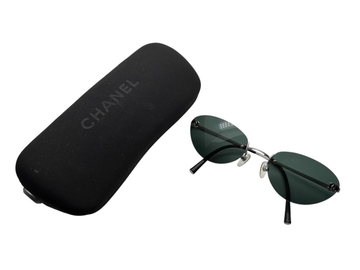 極美品 CHANEL シャネル リムレス サングラス 4003 c.103/71 サイズ53