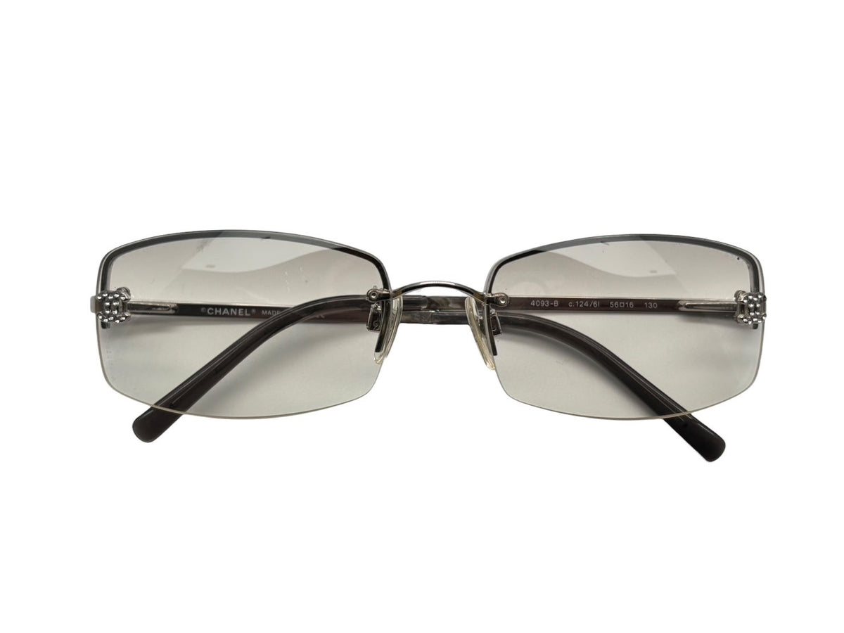 極美品 CHANEL シャネル サングラス ココマーク メガネ 4093-B