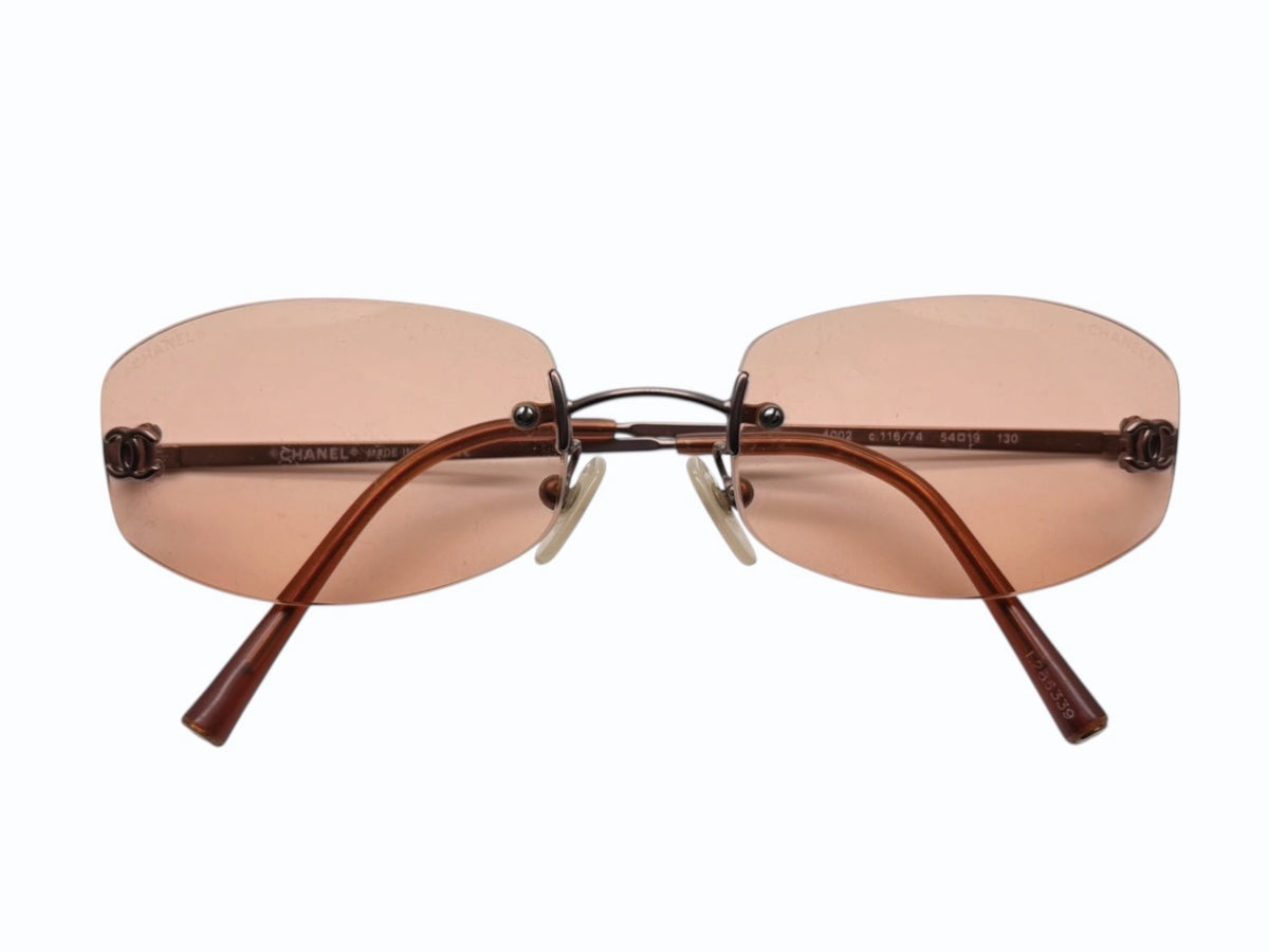 CHANEL シャネル リムレス サングラス 4002 c.116/74 サイズ54□19 130