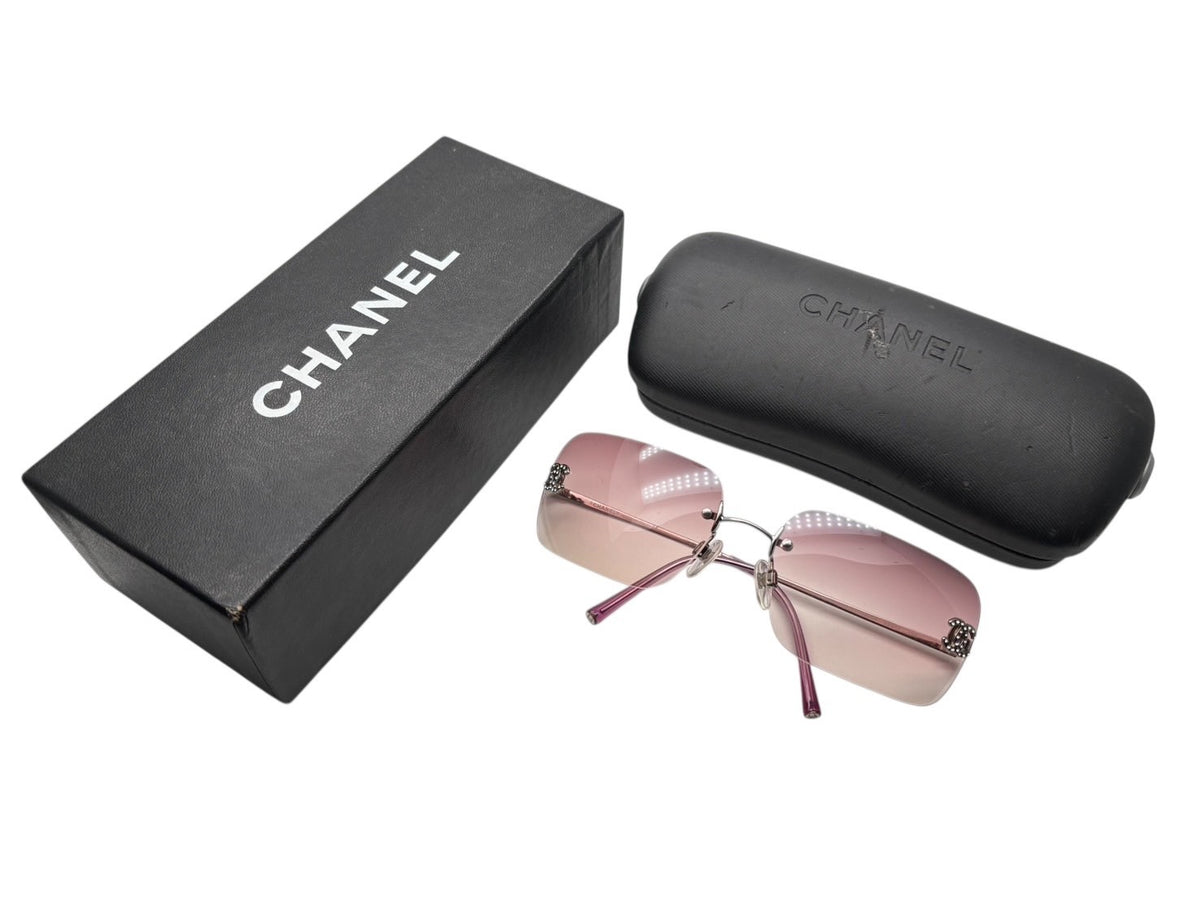 CHANEL シャネル リムレス サングラス 4017-D c.124/58 サイズ62◻︎17