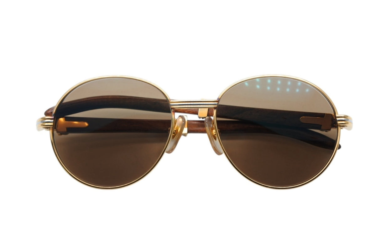 CARTIER カルティエ オーバル サングラス アイウェア サイズ52□18 130