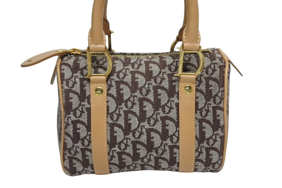 Christian Dior クリスチャンディオール トロッター ハンドバッグ ミニ