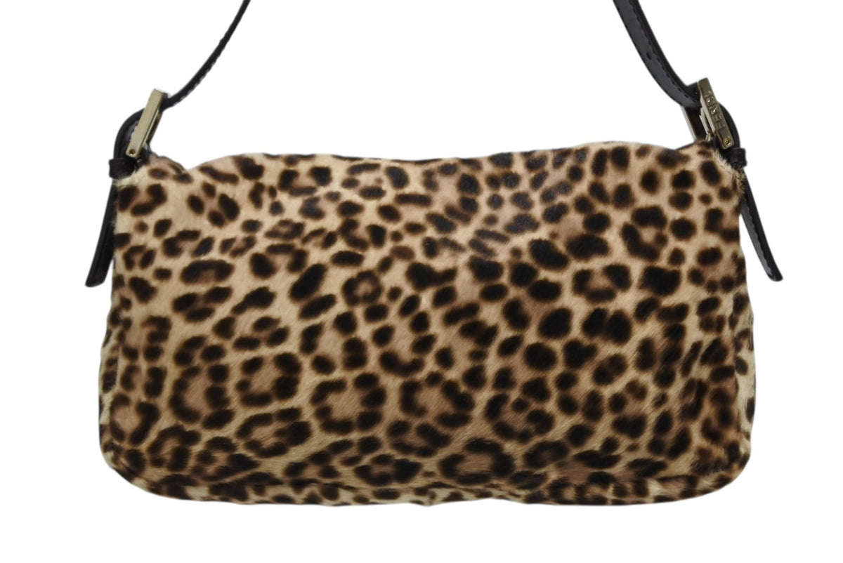 激レア★FENDI マンマバケット レオパード ハラコ ワンショルダーバッグ FENDI フェンディ マンマバケット ワンショルダーバッグ 26424