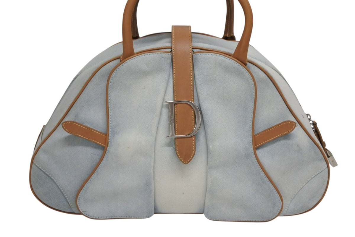 CHRISTIAN DIOR クリスチャンディオール ダブルサドルボウラーバッグ