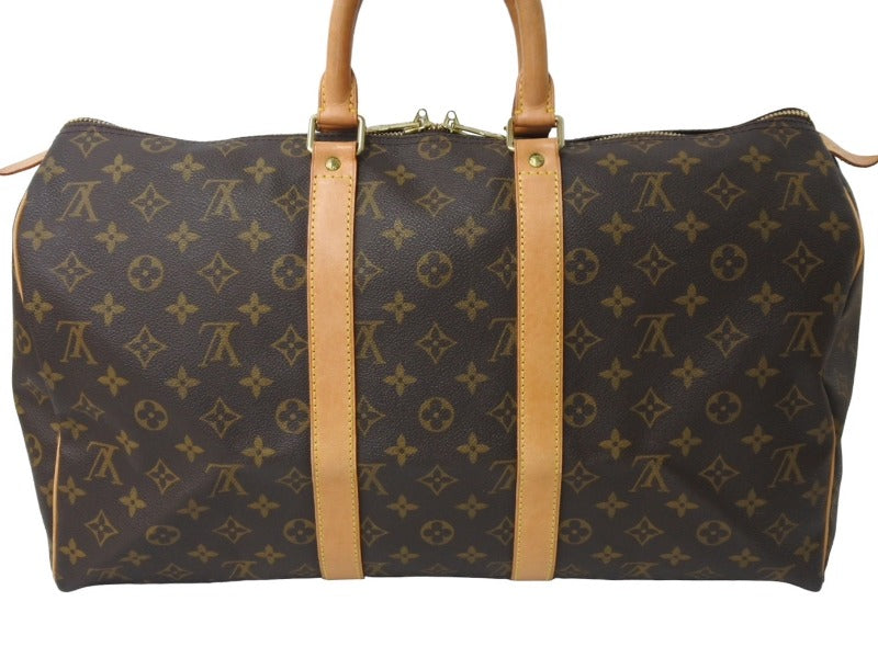 LOUIS VUITTON ルイ ヴィトン キーポル45 ボストンバッグ M41428 モノグラムキャンバス ブラウン 美品 中古 4c066034  – Casanova Vintage