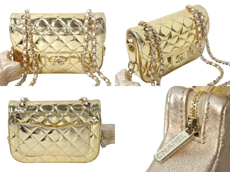 CHANEL シャネル アンサンブル スパンコール フラップ バッグ、キルテッド スパンコール、ホワイト — ファッション