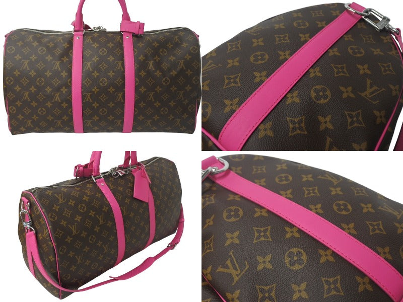 新品同様 LOUIS VUITTON ルイヴィトン キーポルバンドリエール50