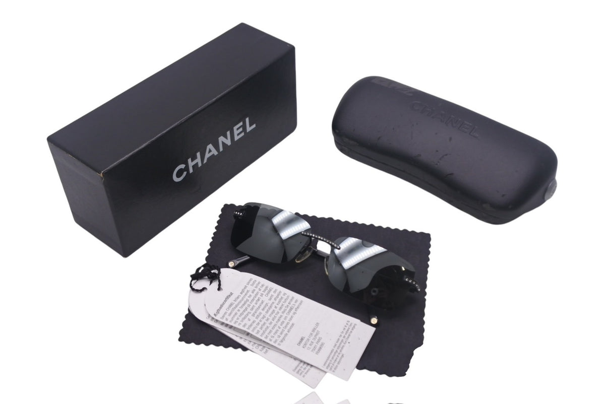 CHANEL シャネル リムレス サングラス メガネ 4120-B イタリア製