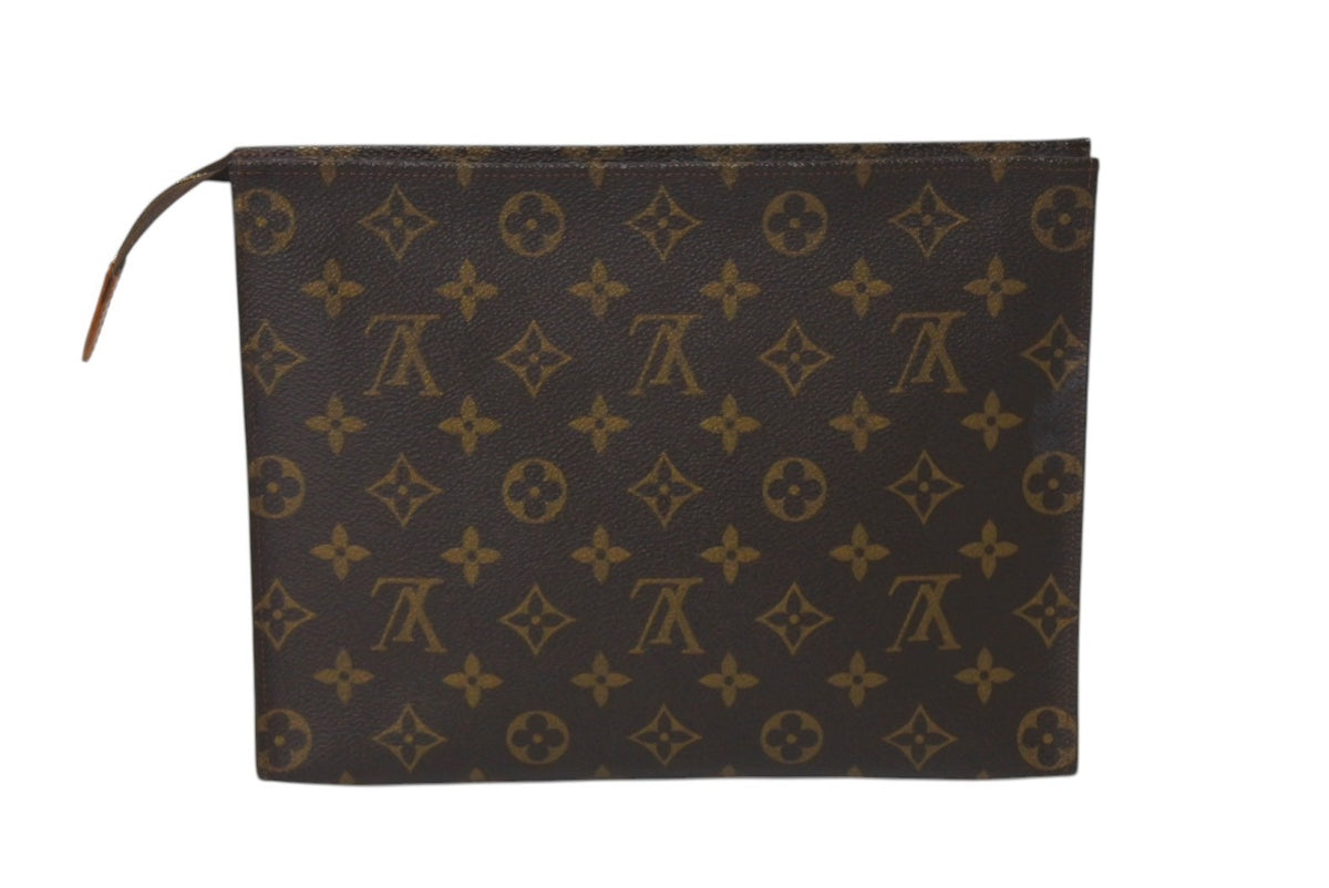 【中古】ルイヴィトン LOUIS VUITTON ヴィンテージ モノグラム ポッシュトワレット26 セカンドバッグ クラッチ LOUIS VUITTON ルイヴィトン クラッチバッグ ポッシュトワレット26