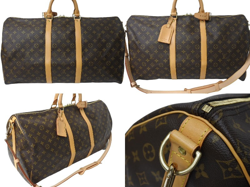 極美品 LOUIS VUITTON ルイヴィトン キーポルバンドリエール55 ボストンバッグ M41414 モノグラム PVC レザー ブラウン 中古  4c069780 – Casanova Vintage