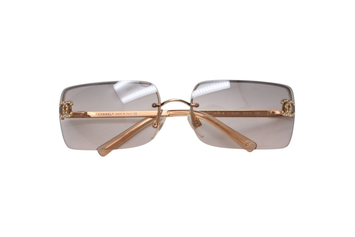 CHANEL シャネル リムレス ココマーク サングラス アイウェア ライン