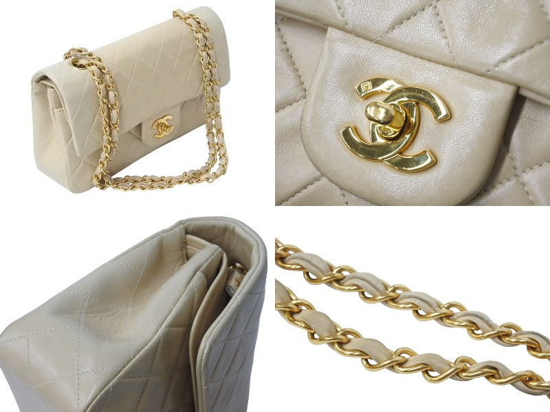 CHANEL シャネル ショルダーバッグ マトラッセ23 4番台 Wフラップ