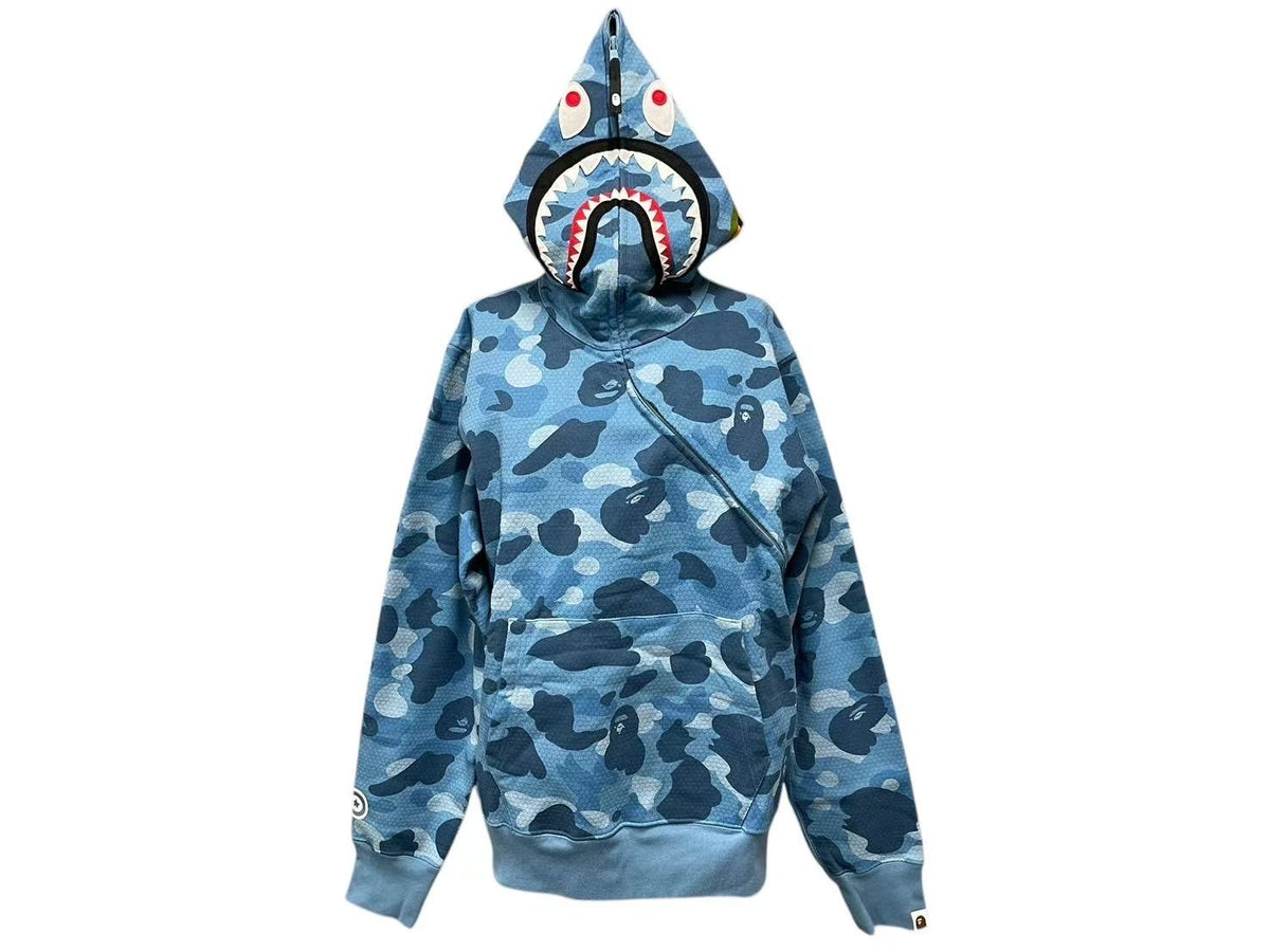 A Bathing Ape アベイシングエイプ Honeycomb Camo Shark Full Zip