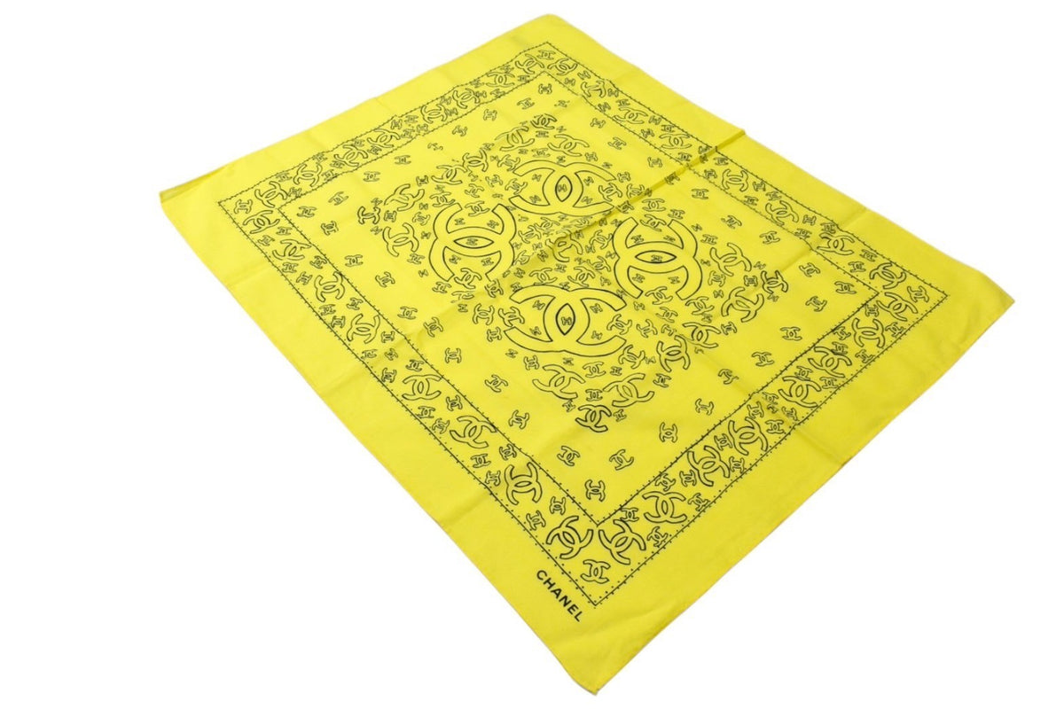 CHANEL シャネル スカーフ バンダナ柄 ココマーク ペイズリー ハンカチ