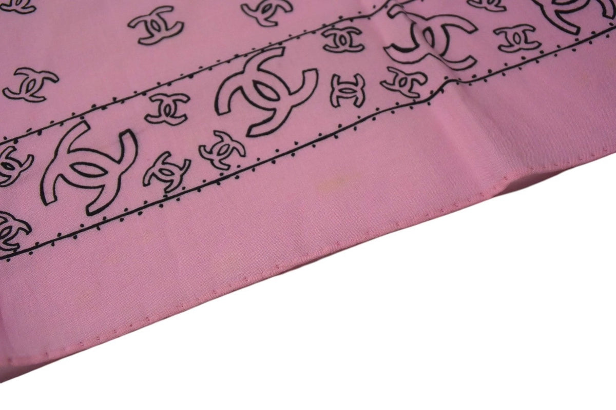 CHANEL シャネル スカーフ バンダナ柄 ココマーク ペイズリー ハンカチ