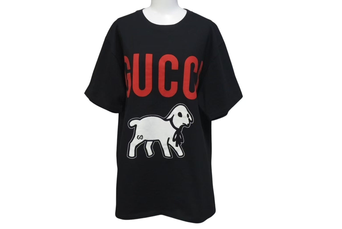 極美品 GUCCI グッチ グッチラム オーバーサイズ 半袖Tシャツ 565806