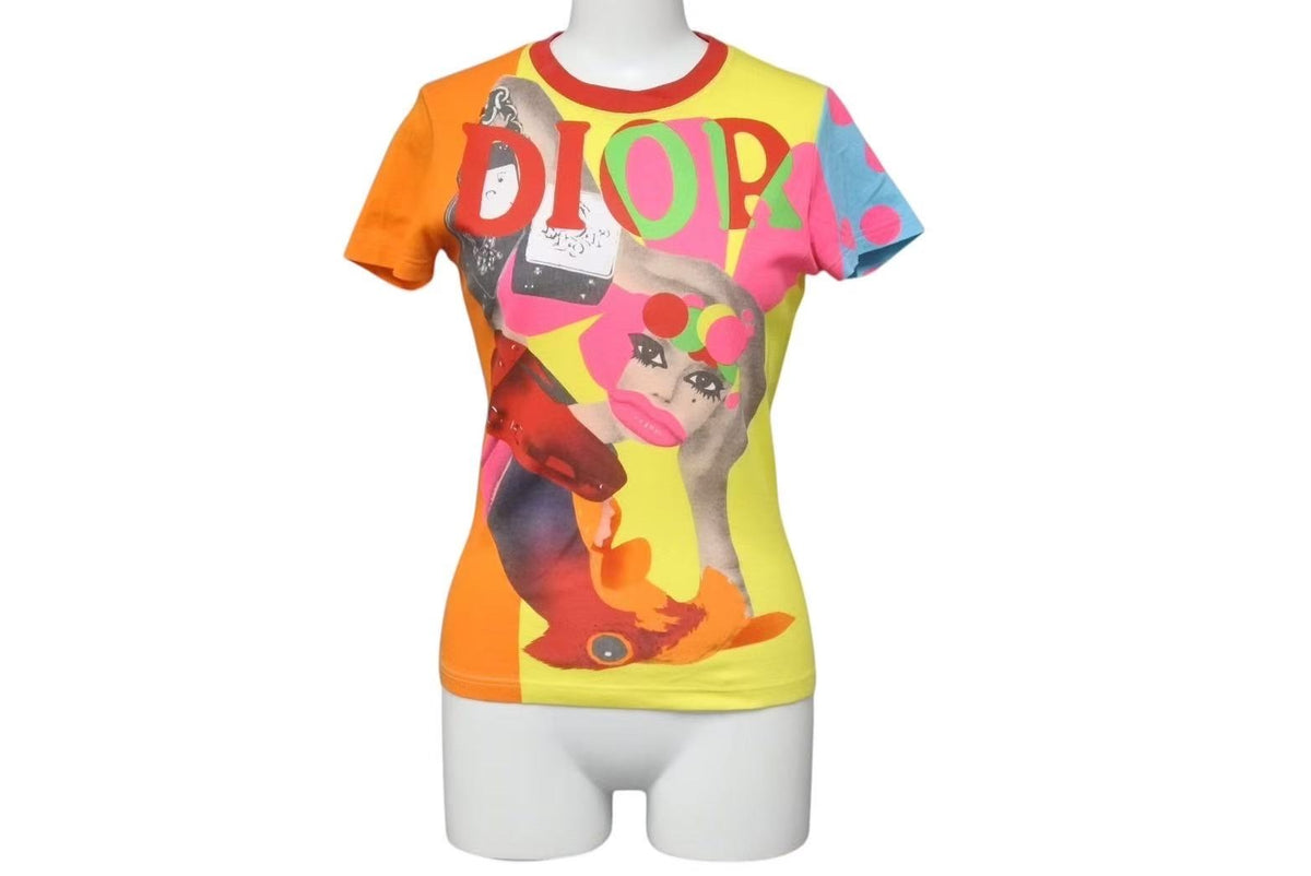 極美品 Christian Dior クリスチャンディオール 半袖Tシャツ