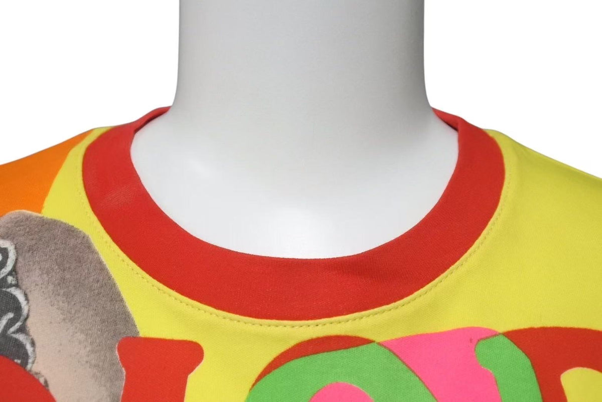 Christian Dior キャラクターTシャツ 36 ジョンガリアーノ Vintage Christian Dior by John Galliano Cartoon Rainbow T-Shirt