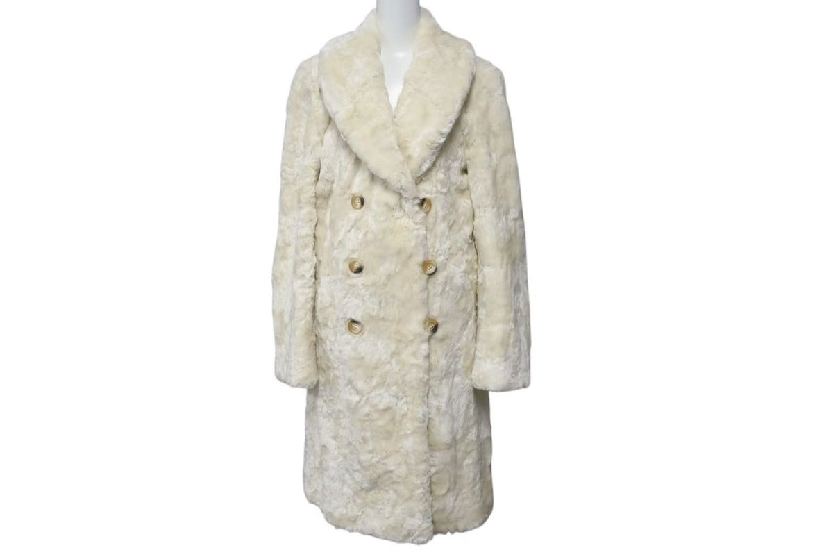 未使用級【ミュウミュウ】ロングコートン　ダルメシアン ファーコート 中古・古着通販】MIU MIU (ミュウミュウ) Dalmatian Chester Coat