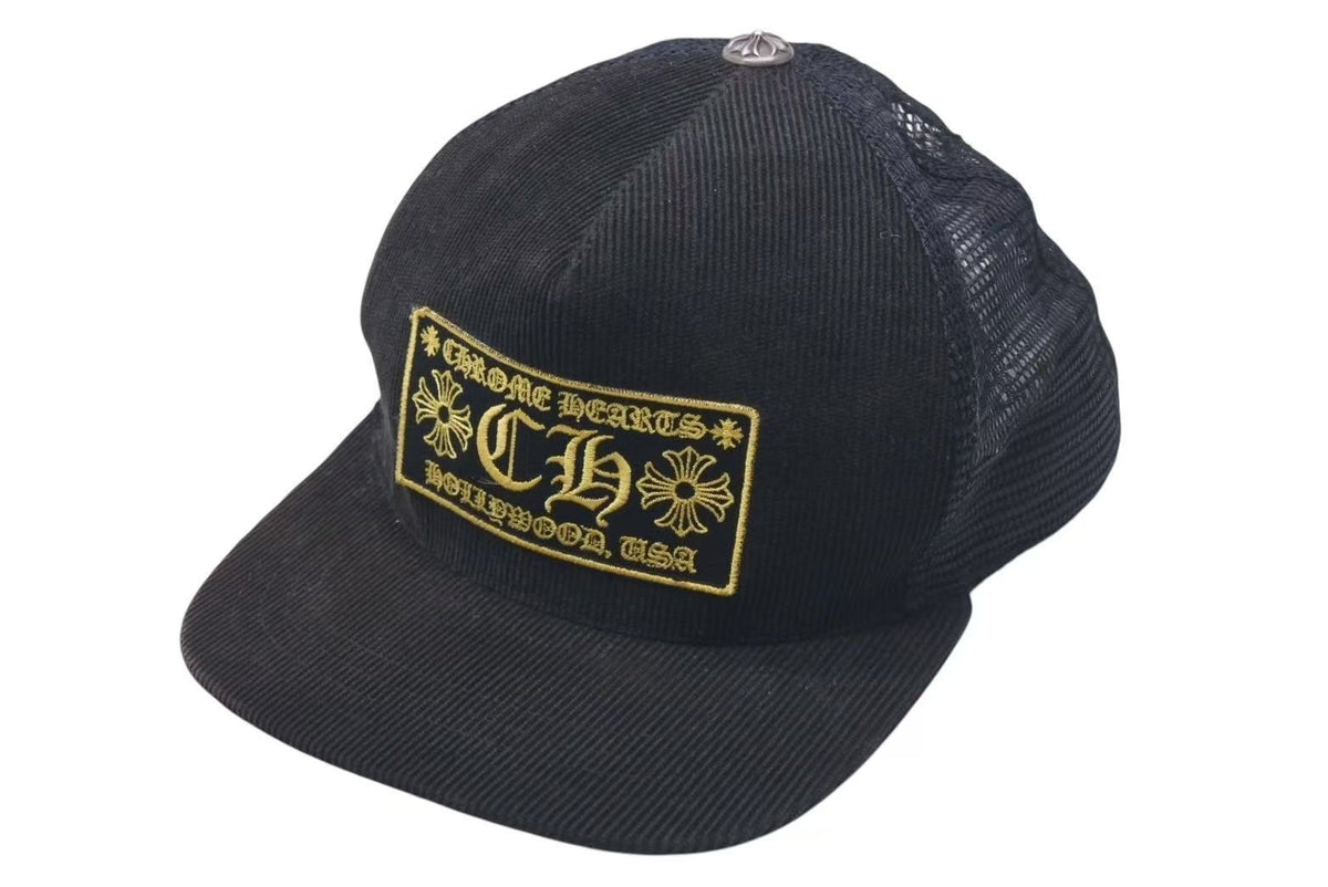 CHROME HEARTS クロムハーツ CH キャップ コーデュロイ トラッカー
