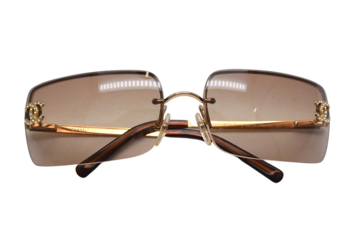 CHANEL シャネル リムレス サングラス 4104-B c.125/13 サイズ62□15