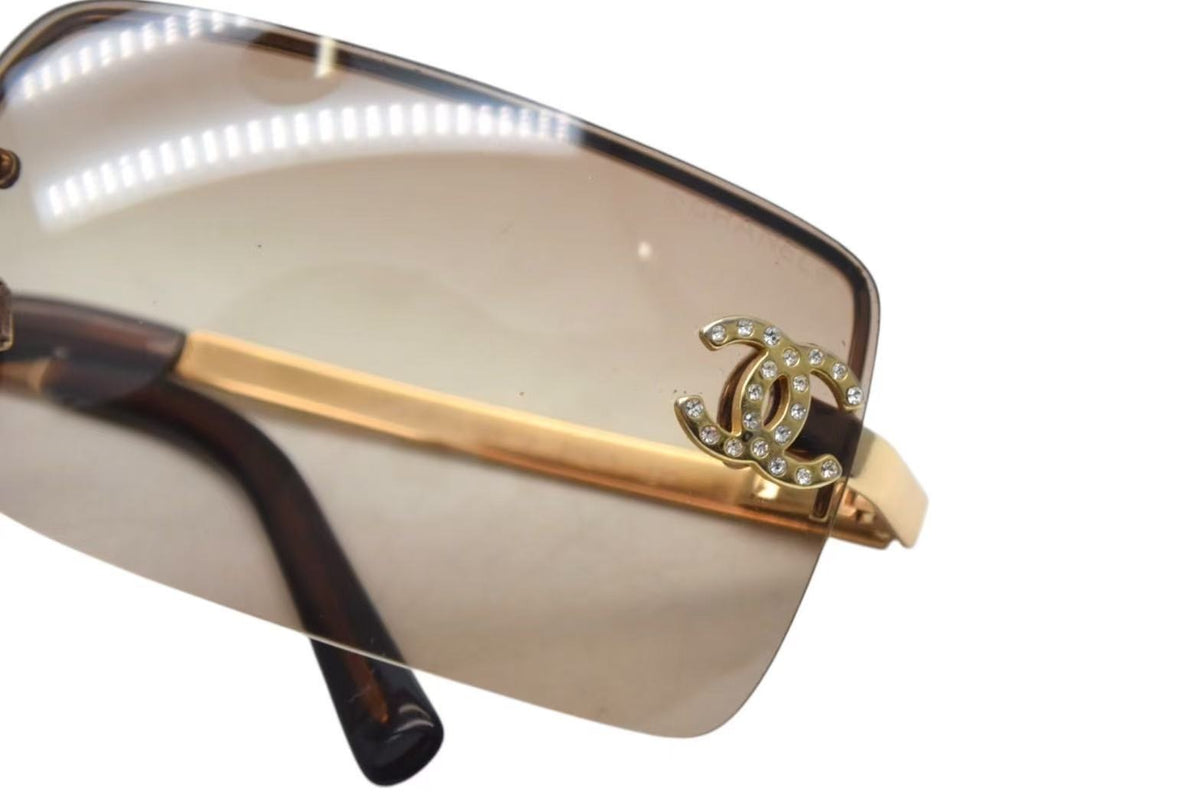 CHANEL シャネル リムレス サングラス 4104-B c.125/13 サイズ62□15