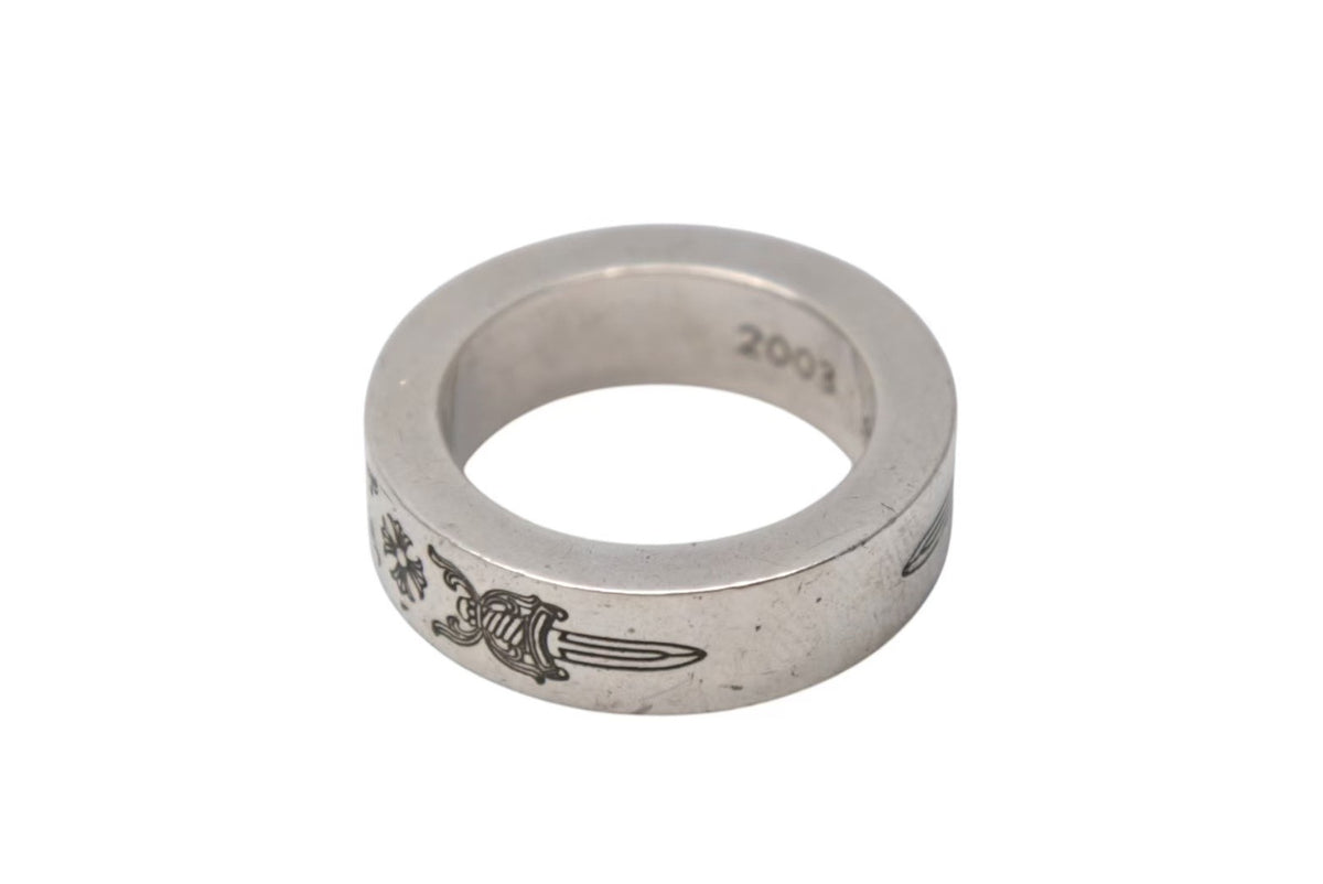 CHROME HEARTS クロムハーツ スペーサー ダガーリング 6mm 指輪 サイズ